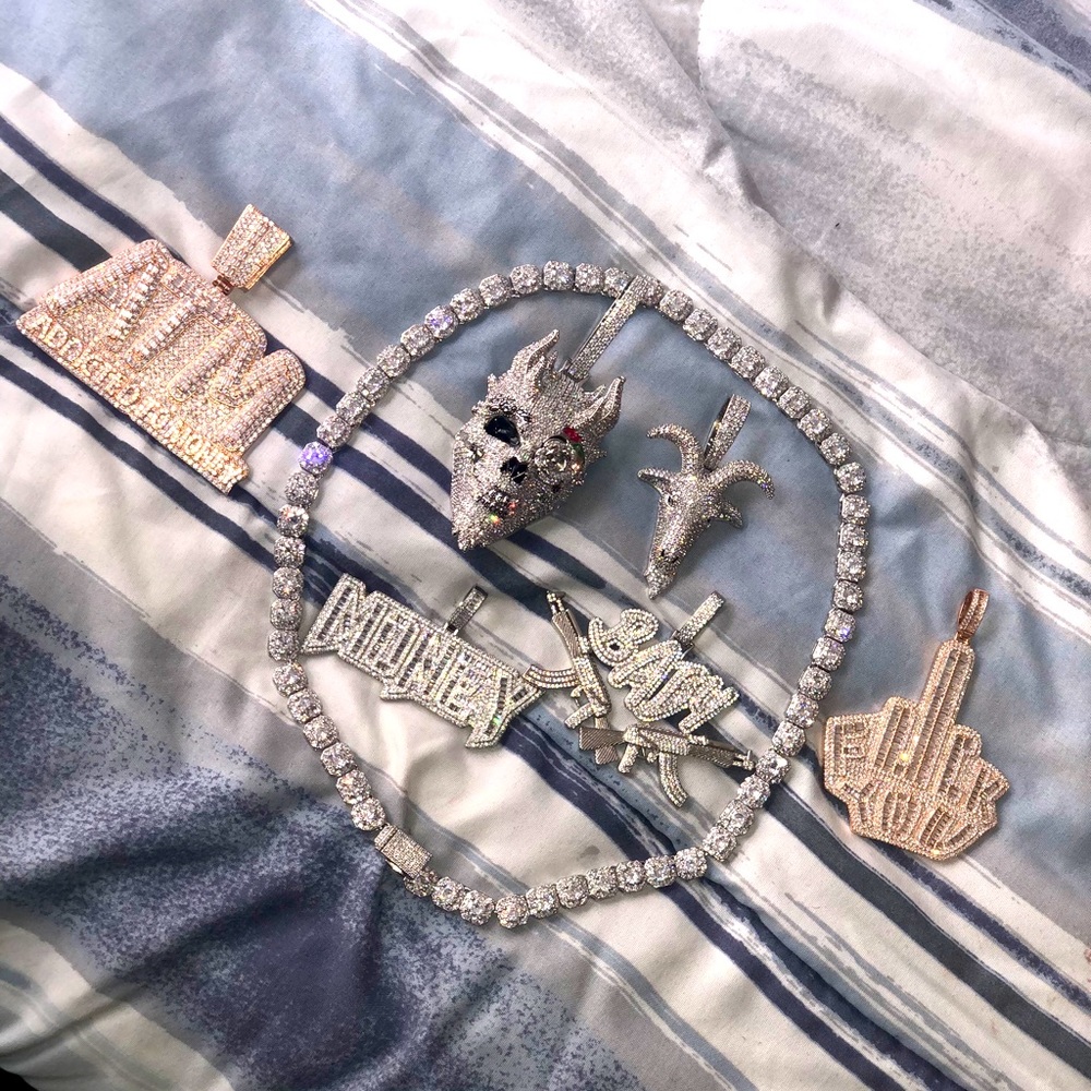 Iced out pendants